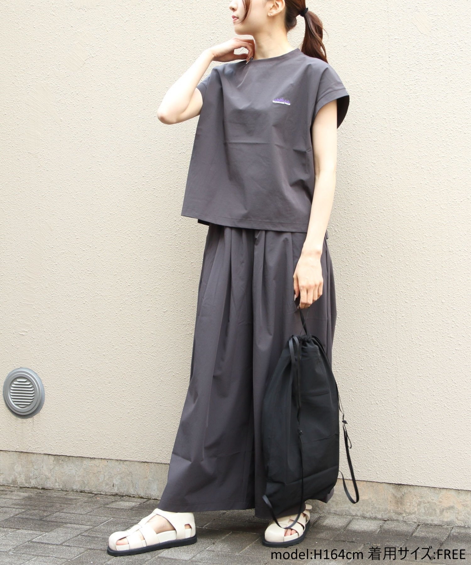 【その他のブランド/Other】のTHOUSAND MILE/FRENCH SLEEVE SHIRT WIDE PANTS SET インテリア・キッズ・メンズ・レディースファッション・服の通販 founy(ファニー) 　ファッション　Fashion　レディースファッション　Ladies' Fashion Online　セットアップ　Setup　パンツ　Pants　アウトドア　Outdoor　コンパクト　Compact　ショート　Short　スリーブ　Sleeve　セットアップ　Set Up　フレンチ　French　ワイド　Wide　夏　Summer　旅行　Travel　軽量　Lightweight　CHGRY|ID: prp329100004529161 ipo3291000000032611480