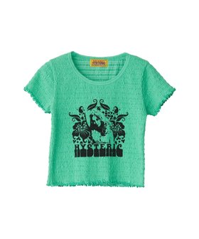 【ヒステリックグラマー/HYSTERIC GLAMOUR】のALOHA HYSTERIC チビTシャツ 人気、トレンドファッション・服の通販 founy(ファニー) ファッション Fashion レディースファッション WOMEN トップス・カットソー Tops/Tshirt シャツ/ブラウス Shirts/Blouses ロング / Tシャツ T-Shirts ガーリー Girly グラフィック Graphic ビーチ Beach フロント Front ロング Long ワイド Wide |ID:prp329100004529164