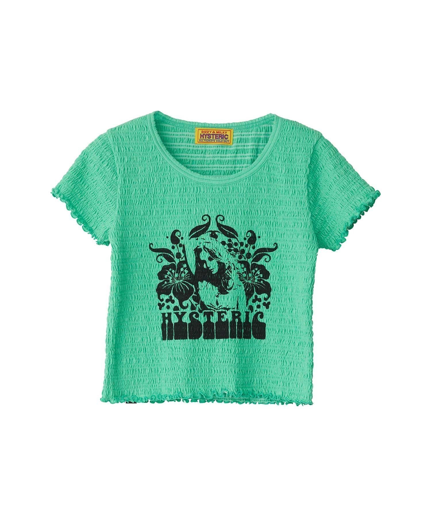 【ヒステリックグラマー/HYSTERIC GLAMOUR】のALOHA HYSTERIC チビTシャツ 人気、トレンドファッション・服の通販 founy(ファニー) 　ファッション　Fashion　レディースファッション　WOMEN　トップス・カットソー　Tops/Tshirt　シャツ/ブラウス　Shirts/Blouses　ロング / Tシャツ　T-Shirts　ガーリー　Girly　グラフィック　Graphic　ビーチ　Beach　フロント　Front　ロング　Long　ワイド　Wide　 other-1|ID: prp329100004529164 ipo3291000000032023810