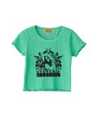 【ヒステリックグラマー/HYSTERIC GLAMOUR】のALOHA HYSTERIC チビTシャツ 人気、トレンドファッション・服の通販 founy(ファニー) ファッション Fashion レディースファッション WOMEN トップス・カットソー Tops/Tshirt シャツ/ブラウス Shirts/Blouses ロング / Tシャツ T-Shirts ガーリー Girly グラフィック Graphic ビーチ Beach フロント Front ロング Long ワイド Wide thumbnail グリーン|ID: prp329100004529164 ipo3291000000032023812