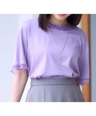 【リフレクト/Reflect】の【接触冷感/洗える】キレイめジャージプルオーバー 人気、トレンドファッション・服の通販 founy(ファニー) ファッション Fashion レディースファッション WOMEN トップス・カットソー Tops/Tshirt プルオーバー Pullover インナー Inner オーガンジー Organdy ギャザー Gather シルケット Mercerization ジャージ Jersey エレガント 上品 Elegant 夏 Summer 洗える Washable thumbnail パープル|ID: prp329100004529185 ipo3291000000032304296