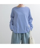 【アーバンリサーチ ドアーズ/URBAN RESEARCH DOORS】のラウンドヘムボーダーロングTシャツ BLUE×WHT|ID: prp329100004529196 ipo3291000000032268928