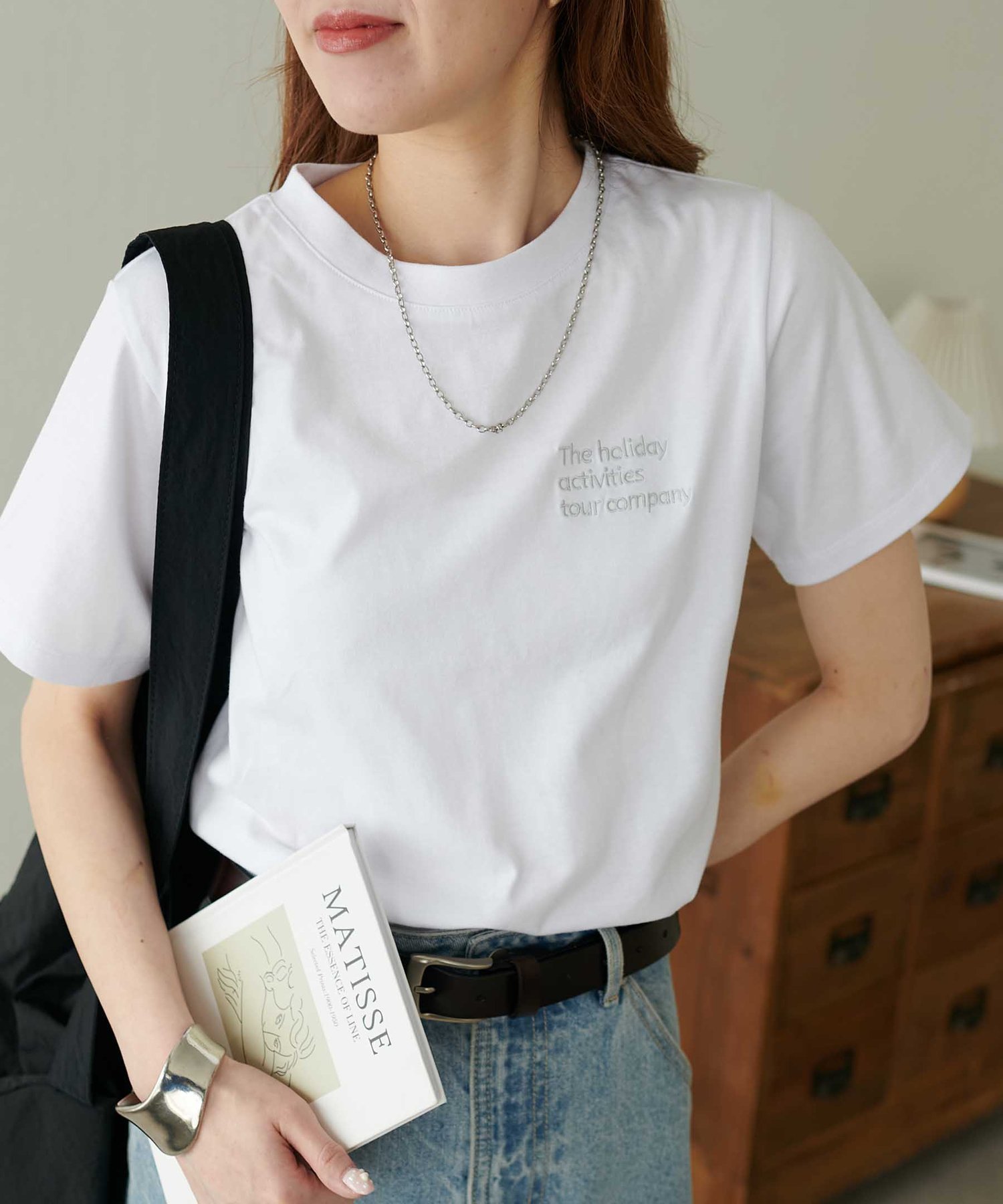 【ディスコート/Discoat】の【新色追加】3段ロゴ刺繍ショートTシャツ《WEB限定》 インテリア・キッズ・メンズ・レディースファッション・服の通販 founy(ファニー) 　ファッション　Fashion　レディースファッション　WOMEN　トップス・カットソー　Tops/Tshirt　シャツ/ブラウス　Shirts/Blouses　ロング / Tシャツ　T-Shirts　イエロー　Yellow　インナー　Inner　ショート　Short　シンプル　Simple　ベーシック　Basic　アイボリー|ID: prp329100004529212 ipo3291000000032023976