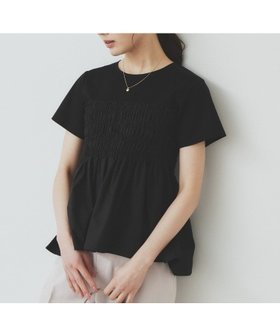 【インデックス/INDEX】のシャーリングドッキングペプラムトップス【洗濯機洗い可】 人気、トレンドファッション・服の通販 founy(ファニー) ファッション Fashion レディースファッション WOMEN トップス・カットソー Tops/Tshirt シャーリング Shirring シルケット Mercerization ジャージ Jersey ストレッチ Stretch ドッキング Docking ペプラム Peplum エレガント 上品 Elegant |ID:prp329100004529238