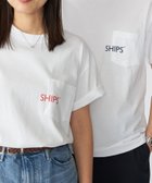 【シップス フォー ウィメン/SHIPS】の【WEB限定】SHIPS SHIPSロゴ プリント ポケット Tシャツ レッド|ID: prp329100004529239 ipo3291000000032024095