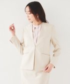 【アンタイトル/UNTITLED】の【セットアップ可能】リネンライク カラーレスジャケット ライトベージュ|ID: prp329100004529248 ipo3291000000032609540