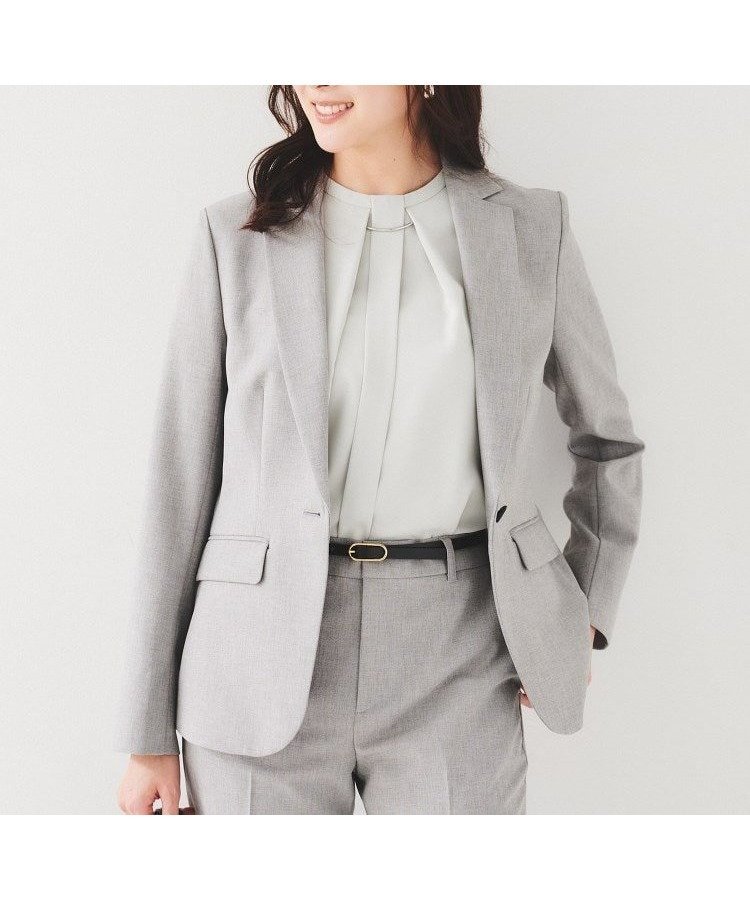 【アンタイトル/UNTITLED】の【セットアップ可能】リネンライク テーラードジャケット 人気、トレンドファッション・服の通販 founy(ファニー) 　ファッション　Fashion　レディースファッション　Ladies' Fashion Online　アウター　Coat Outerwear　ジャケット　Jackets　テーラードジャケット　Tailored Jackets　おすすめ　Recommend　シェイプ　Shape　ジャケット　Jacket　セットアップ　Set Up　ビジネス 仕事 通勤　Business　ポケット　Pocket　夏　Summer　定番　Standard　 other-1|ID: prp329100004529249 ipo3291000000032660146