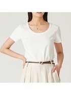 【フレイ アイディー/FRAY I.D】のラウンドネックTシャツ WHT[001]|ID: prp329100004529250 ipo3291000000032024140