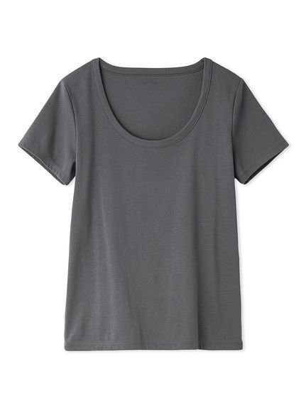 【フレイ アイディー/FRAY I.D】のラウンドネックTシャツ インテリア・キッズ・メンズ・レディースファッション・服の通販 founy(ファニー) 　雑誌掲載アイテム　Magazine Items　ファッション雑誌　Fashion Magazines　バイラ　BAILA　ファッション　Fashion　レディースファッション　WOMEN　トップス・カットソー　Tops/Tshirt　シャツ/ブラウス　Shirts/Blouses　ロング / Tシャツ　T-Shirts　スタイリッシュ　Stylish　雑誌　Magazine　デコルテ　Decolletage　プレート　Plate　ベーシック　Basic　6月号　June Issue　ラウンド　Round　エレガント 上品　Elegant　CGRY[007]|ID: prp329100004529250 ipo3291000000032024141