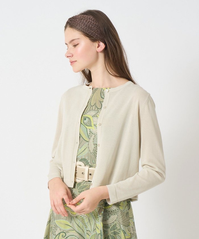 【アナイ/ANAYI】のシアーラインクルーネック カーディガン インテリア・キッズ・メンズ・レディースファッション・服の通販 founy(ファニー) https://founy.com/ ファッション Fashion レディースファッション WOMEN トップス・カットソー Tops/Tshirt カーディガン Cardigans カーディガン Cardigan シアー Sheer シンプル Simple スマート Smart 定番 Standard プリント Print リュクス Luxe S/S・春夏 Ss・Spring/Summer 再入荷 Restock/Back In Stock/Re Arrival 夏 Summer |ID: prp329100004529279 ipo3291000000032024259