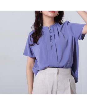 【エヌ ナチュラルビューティーベーシック/N.Natural Beauty basic】のフロントタックボタンブラウス 人気、トレンドファッション・服の通販 founy(ファニー) ファッション Fashion レディースファッション WOMEN トップス・カットソー Tops/Tshirt シャツ/ブラウス Shirts/Blouses シンプル Simple フェミニン Feminine フロント Front マニッシュ Mannish |ID:prp329100004529285