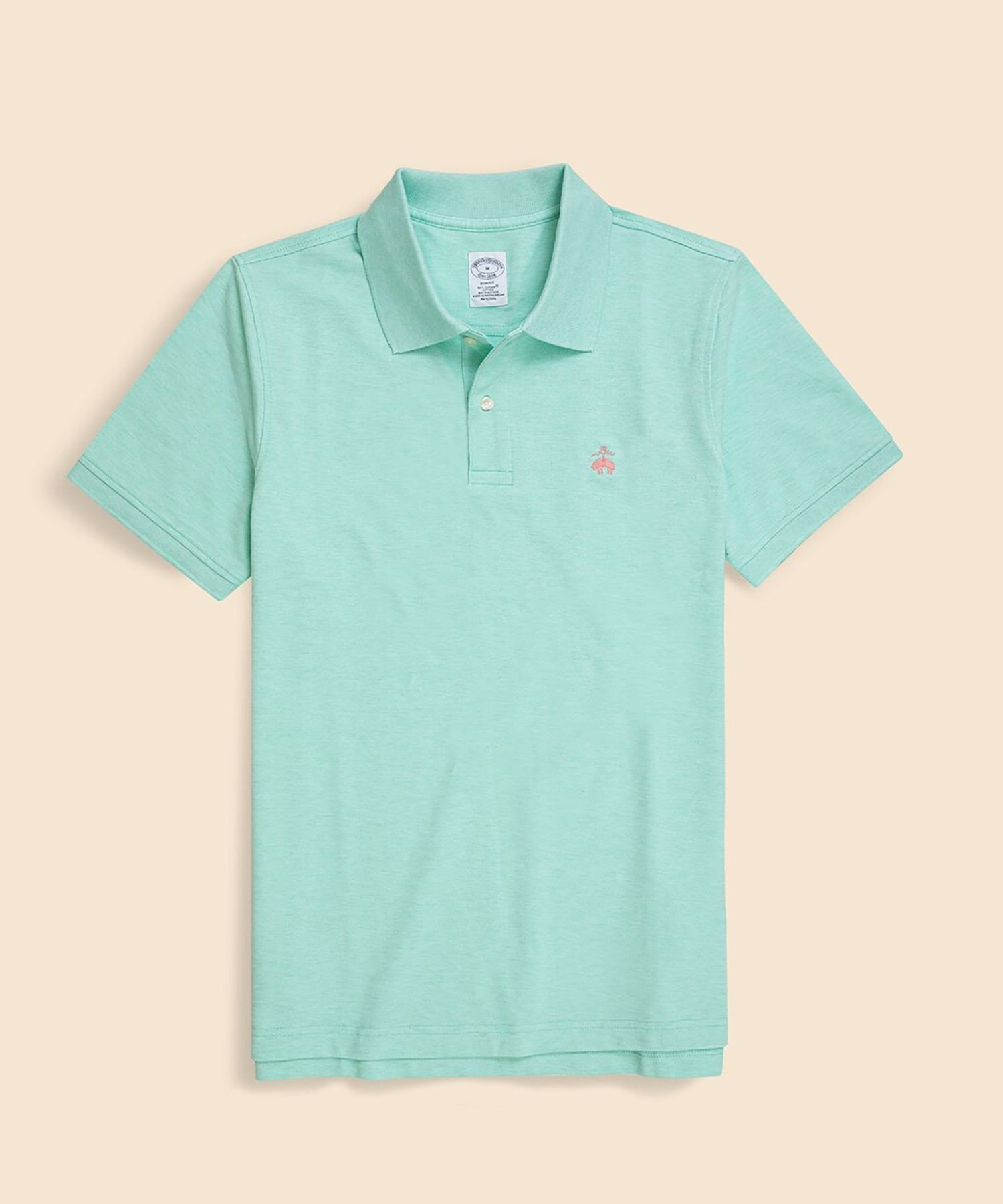 【ブルックス ブラザーズ/Brooks Brothers / MEN】のスーピマコットンストレッチ ピケ GFロゴ ポロシャツ Slim Fit インテリア・キッズ・メンズ・レディースファッション・服の通販 founy(ファニー) 　ファッション　Fashion　メンズファッション　Men's Style Online　ゴルフ　Golf　スポーツ　Sports　ビジネス 仕事 通勤　Business　ベーシック　Basic　ポロシャツ　Polo Shirt　人気　Popularity　半袖　Short Sleeve　アクア|ID: prp329100004529296 ipo3291000000032657359