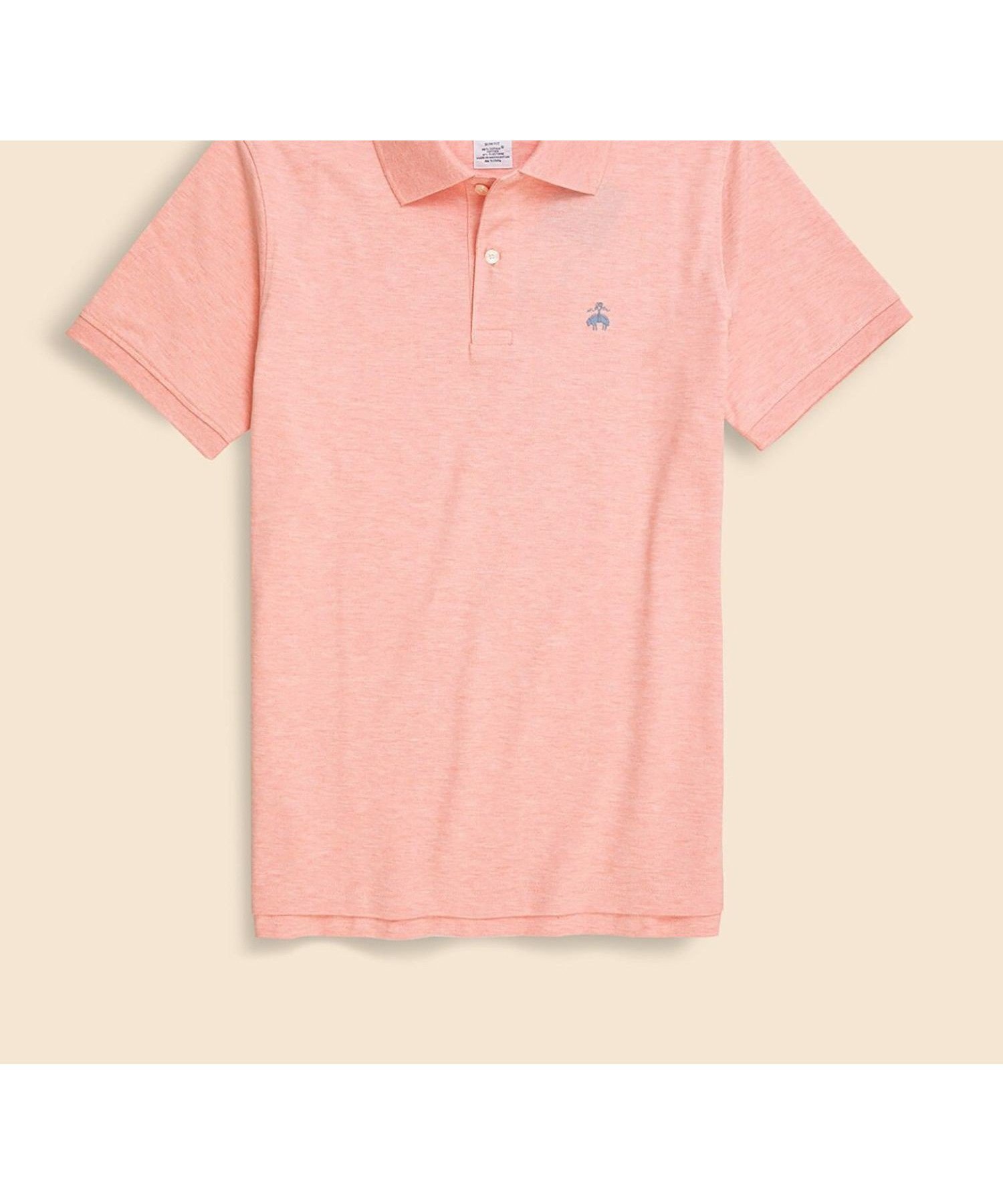 【ブルックス ブラザーズ/Brooks Brothers / MEN】のスーピマコットンストレッチ ピケ GFロゴ ポロシャツ Slim Fit インテリア・キッズ・メンズ・レディースファッション・服の通販 founy(ファニー) 　ファッション　Fashion　メンズファッション　Men's Style Online　ゴルフ　Golf　スポーツ　Sports　ビジネス 仕事 通勤　Business　ベーシック　Basic　ポロシャツ　Polo Shirt　人気　Popularity　半袖　Short Sleeve　ライトピンク|ID: prp329100004529296 ipo3291000000032657367
