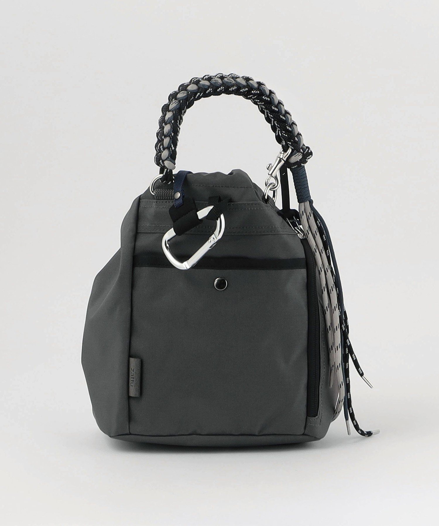 【ユナイテッドアローズ/UNITED ARROWS】のzattu LOWEEL バッグ インテリア・キッズ・メンズ・レディースファッション・服の通販 founy(ファニー) 　ファッション　Fashion　レディースファッション　Fashion for Women　バッグ　Bags　スタンダード　Standard, Basic　フリンジ　Fringe, Tassel　巾着　Drawstring Bag, Kinchaku　DK.GRAY|ID: prp329100004529305 ipo3291000000032730575