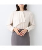 【インディヴィ/INDIVI】の春SALE!【洗える/UVケア】ヨークフリルブラウス ライトベージュ|ID: prp329100004529306 ipo3291000000032024377
