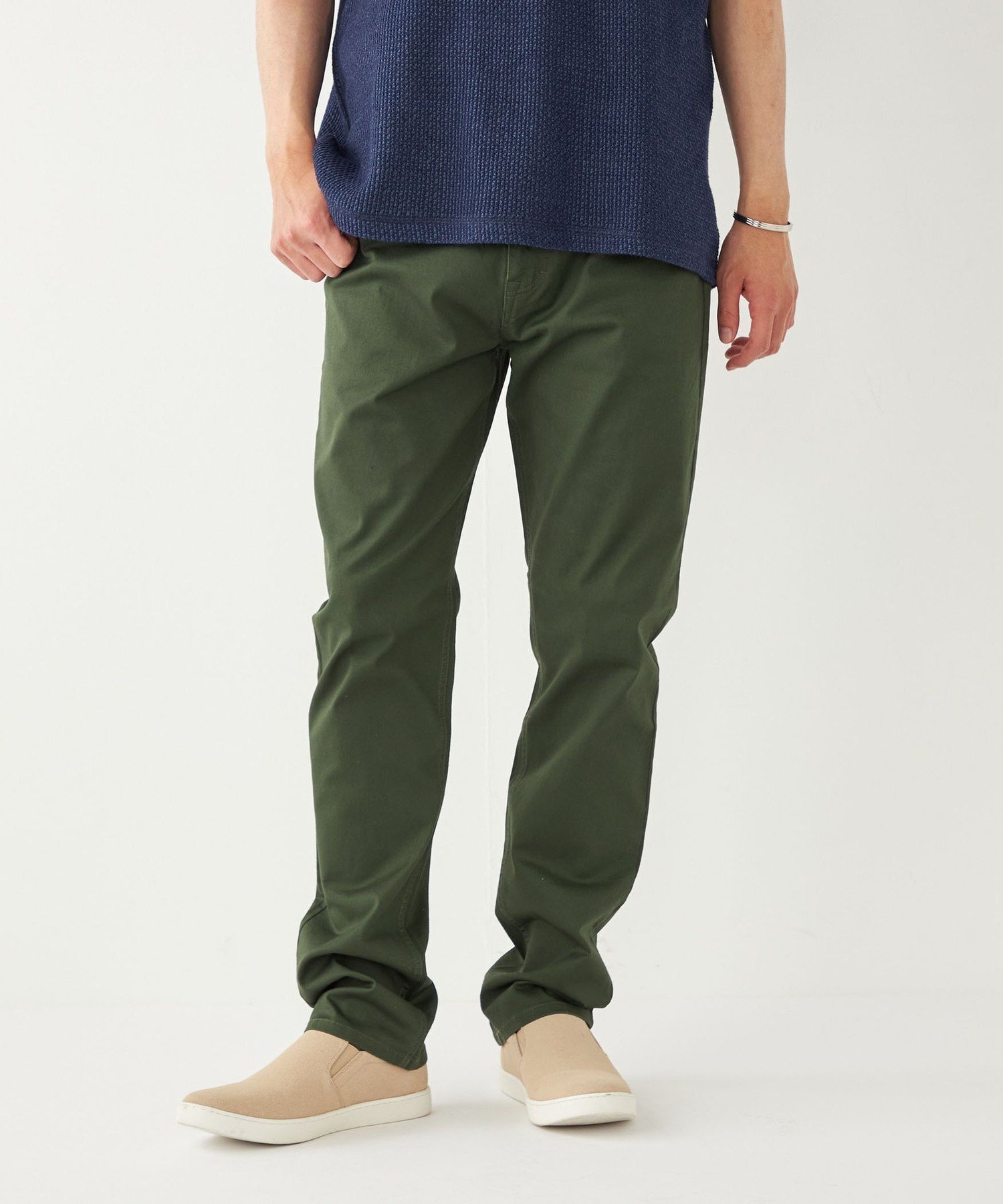 【シップス/SHIPS / MEN】のSHIPS Colors 洗濯機可能 5ポケット ストレッチ パンツ インテリア・キッズ・メンズ・レディースファッション・服の通販 founy(ファニー) 　ファッション　Fashion　メンズファッション　Fashion for Men　ボトムス　Bottoms　シンプル　Simple, Minimal　ストレッチ　Stretch, Stretchy Fabric　スリム　Slim, Slim Fit　ポケット　Pocket, Pocket Detail　定番　Standard, Basic Item　オリーブ|ID: prp329100004529311 ipo3291000000032755371