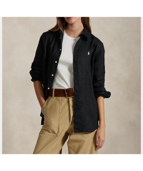 【ラルフローレン/RALPH LAUREN】のクラシック フィット リネン シャツ 人気、トレンドファッション・服の通販 founy(ファニー) ファッション Fashion レディースファッション Fashion for Women トップス・カットソー Cut & Sew Tops シャツ・ブラウス・オフィスカジュアル Elegant Blouses & Button-Ups カフス Cuff Design クラシック Classic, Timeless Style ストレート Straight, Straight Cut フィット Fit, Slim Fit プリーツ Pleats, Pleated ボックス Boxy, Box Shape ヨーク Yoke, Yoke Design ラウンド Round, Round Neck リネン Linen, Linen Fabric 長袖 Long Sleeve, Full Sleeve |ID:prp329100004529318