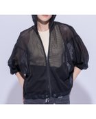 【その他のブランド/Other】のリブ使いメッシュブルゾン ブラック|ID: prp329100004529320 ipo3291000000032024435