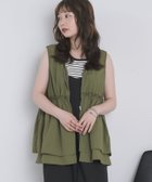 【レトロガール/RETRO GIRL】のフリルナイロンベスト 人気、トレンドファッション・服の通販 founy(ファニー) ファッション Fashion レディースファッション WOMEN アウター Coat Outerwear トップス・カットソー Tops/Tshirt ベスト/ジレ Gilets/Vests おすすめ Recommend インナー Inner キャミソール Camisole センター Center トレンド Trend フリル Frills ベスト Vest ベーシック Basic ワンポイント One Point 夏 Summer 定番 Standard thumbnail ダークグリーン|ID: prp329100004529327 ipo3291000000032299393
