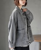 【アールピーエス/rps】のBIGデニムブルゾン 人気、トレンドファッション・服の通販 founy(ファニー) ファッション Fashion レディースファッション WOMEN アウター Coat Outerwear ブルゾン Blouson/Jackets デニム Denim ビッグ Big フラップ Flap フロント Front ブルゾン Blouson ポケット Pocket ロング Long thumbnail ブラック|ID: prp329100004529336 ipo3291000000032024494