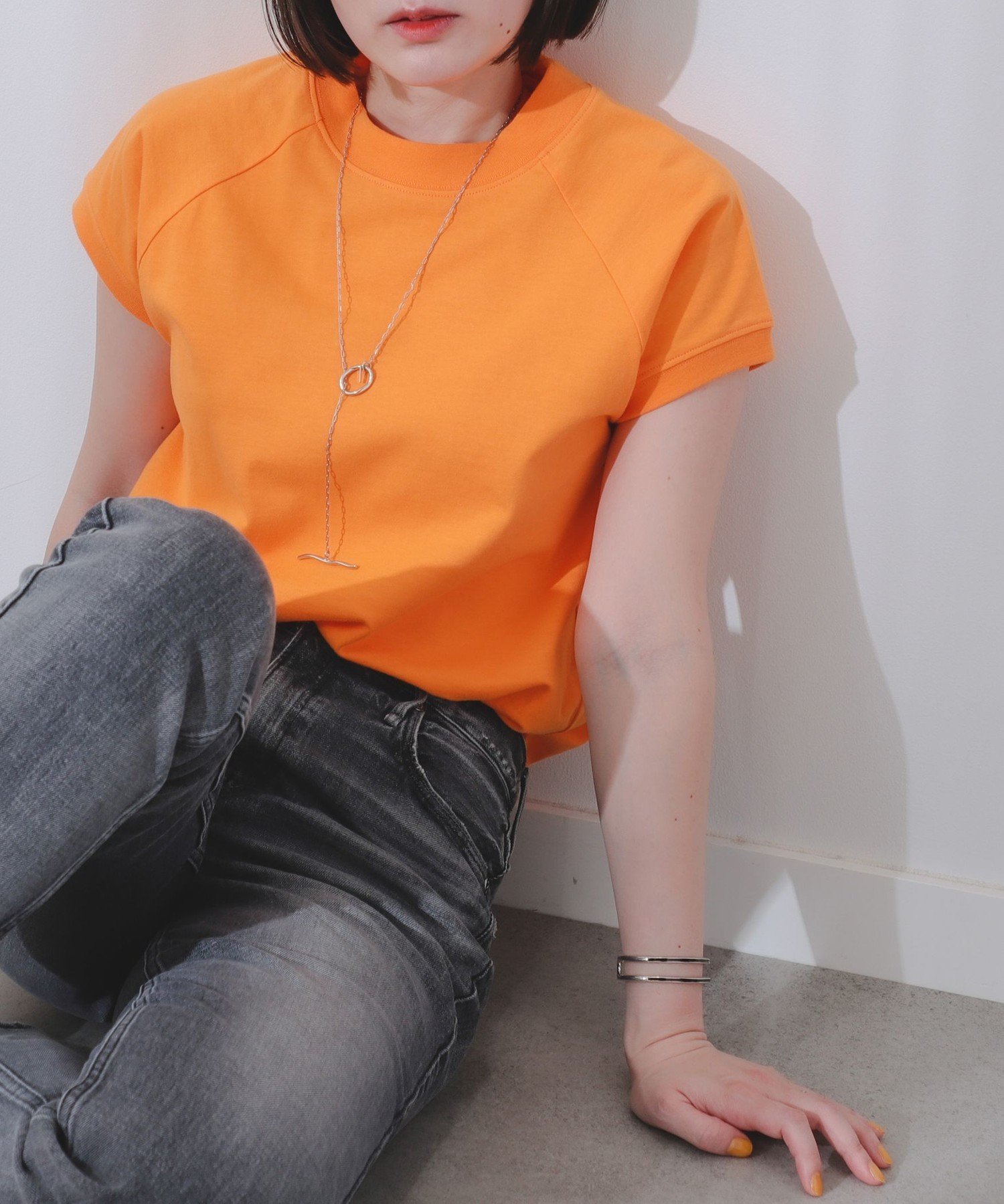 【ビーミングライフストアバイビームス/B:MING LIFE STORE by BEAMS】の【ソフトタッチ/コットン100%/ウォッシャブル/半袖】フレンチ モックネック プルオーバー 25SS お出かけ 体型カバー 着痩せ インテリア・キッズ・メンズ・レディースファッション・服の通販 founy(ファニー) 　ファッション　Fashion　レディースファッション　Ladies' Fashion Online　トップス・カットソー　Tops/Tshirt　プルオーバー　Pullover　ウォッシャブル　Washable　カーゴパンツ　Cargo Pants　コンパクト　Compact　スラックス　Slacks　スリーブ　Sleeve　デニム　Denim　バランス　Balance　フレンチ　French　ボトム　Bottom　半袖　Short Sleeve　モックネック　Mock Neck　エレガント 上品　Elegant　2025年　2025　2025春夏・S/S　Ss,Spring/Summer,2025　ORANGE|ID: prp329100004529338 ipo3291000000032655133