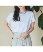 【ラブティックボンボン/La boutique BonBon】の【名品・二の腕すっきり見え】ターンバックスリーブカットソー 人気、トレンドファッション・服の通販 founy(ファニー) ファッション Fashion レディースファッション Ladies' Fashion Online トップス・カットソー Tops/Tshirt カットソー Cut and Sewn おすすめ Recommend インナー Inner カットソー Cut And Sew ショルダー Shoulder シルケット Mercerization ドロップ Drop ボトム Bottom thumbnail サックスブルー|ID: prp329100004529341 ipo3291000000032680495