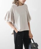 【その他のブランド/Other】のラッフル袖プルオーバー グレージュ|ID: prp329100004529344 ipo3291000000032024534