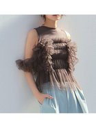 【フレイ アイディー/FRAY I.D】のチュールコンビ2wayトップス 人気、トレンドファッション・服の通販 founy(ファニー) 雑誌掲載アイテム Magazine Items ファッション雑誌 Fashion Magazines ビジンヒャッカ 美人百花 ファッション Fashion レディースファッション Ladies' Fashion Online トップス・カットソー Tops/Tshirt 6月号 June Issue オフショルダー Off Shoulder シャーリング Shirring チュール Tulle トレンド Trend ドッキング Docking リボン Ribbon エレガント 上品 Elegant 春 Spring 雑誌 Magazine thumbnail BRW[058]|ID: prp329100004529347 ipo3291000000032605260
