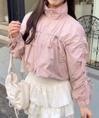 【イング/INGNI】のINGNI/ドロストリボンNyブルゾン ピンク|ID: prp329100004529348 ipo3291000000032024550