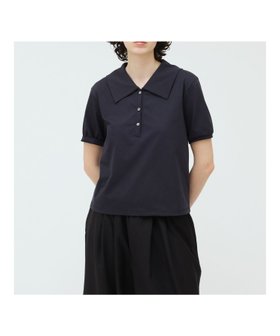 【マーコート/MARcourt】のmizuiro ind ワイドカラーポロシャツ 人気、トレンドファッション・服の通販 founy(ファニー) ファッション Fashion レディースファッション WOMEN トップス・カットソー Tops/Tshirt シャツ/ブラウス Shirts/Blouses ポロシャツ Polo Shirts カットソー Cut And Sew プレミアム Premium ベーシック Basic ポケット Pocket ポロシャツ Polo Shirt ワイド Wide 夏 Summer 無地 Plain Color |ID:prp329100004529354