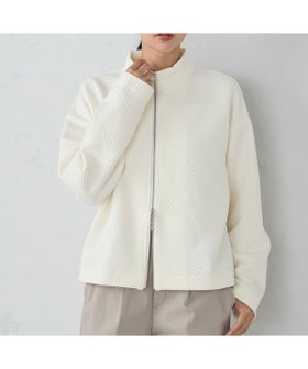 【コムサイズム/COMME CA ISM】のジャカード ダブルジップブルゾン 人気、トレンドファッション・服の通販 founy(ファニー) ファッション Fashion レディースファッション WOMEN アウター Coat Outerwear ブルゾン Blouson/Jackets おすすめ Recommend オフショルダー Off Shoulder キルト Quilt コンパクト Compact シンプル Simple ジャカード Jacquard ハイネック High Neck ブルゾン Blouson ポケット Pocket リラックス Relax 洗える Washable |ID:prp329100004529358