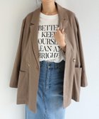 【その他のブランド/Other】のリネンブレンド ダブル ジャケット グレージュ|ID: prp329100004529360 ipo3291000000032024602