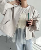 【その他のブランド/Other】の袖ボリュームブルゾン グレイッシュアイボリー|ID: prp329100004529369 ipo3291000000032024647