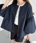 【その他のブランド/Other】の袖ボリュームブルゾン ネイビー|ID: prp329100004529369 ipo3291000000032024648