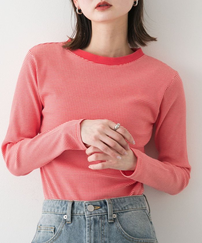 【センスオブプレイス/SENSE OF PLACE by URBAN RESEARCH】の『WEB限定』クルーネックリンガーボーダーTシャツ インテリア・キッズ・メンズ・レディースファッション・服の通販 founy(ファニー) https://founy.com/ ファッション Fashion レディースファッション WOMEN トップス・カットソー Tops/Tshirt シャツ/ブラウス Shirts/Blouses ロング / Tシャツ T-Shirts 2025年 2025 2025春夏・S/S Ss,Spring/Summer,2025 おすすめ Recommend インナー Inner デニム Denim ボーダー Border 夏 Summer S/S・春夏 Ss・Spring/Summer |ID: prp329100004529376 ipo3291000000032024671