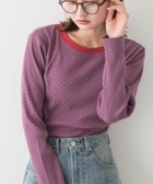 【センスオブプレイス/SENSE OF PLACE by URBAN RESEARCH】の『WEB限定』クルーネックリンガーボーダーTシャツ D.PURPLE|ID: prp329100004529376 ipo3291000000032024675