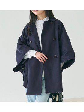 【コカ/COCA】のトレンチポンチョコート 人気、トレンドファッション・服の通販 founy(ファニー) ファッション Fashion レディースファッション WOMEN アウター Coat Outerwear コート Coats ポンチョ Ponchos おすすめ Recommend インナー Inner スラックス Slacks デニム Denim トレンチ Trench ポケット Pocket ポンチョ Poncho ロング Long |ID:prp329100004529377