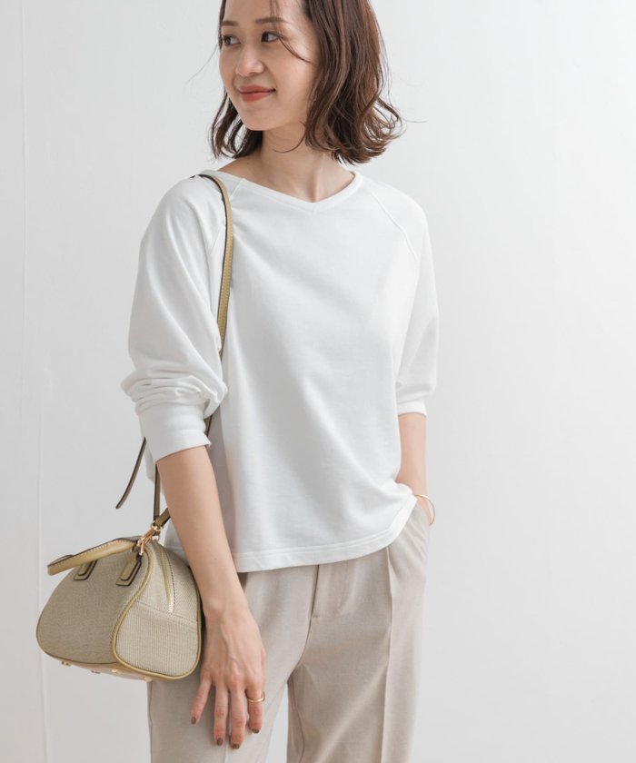 【アーバンリサーチ ドアーズ/URBAN RESEARCH DOORS】の『UR GREEN』ミニ裏毛ラグランプルオーバー インテリア・キッズ・メンズ・レディースファッション・服の通販 founy(ファニー) https://founy.com/ ファッション Fashion レディースファッション WOMEN トップス・カットソー Tops/Tshirt プルオーバー Pullover 2025年 2025 2025春夏・S/S Ss,Spring/Summer,2025 スリーブ Sleeve リラックス Relax ルーズ Loose ワイド Wide 夏 Summer S/S・春夏 Ss・Spring/Summer |ID: prp329100004529382 ipo3291000000032345333