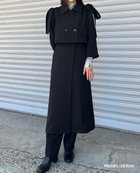 【その他のブランド/Other】の肩リボン付ショートジャケット+ロングジレSET ブラック|ID: prp329100004529386 ipo3291000000032024713