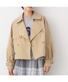 【デッサン/Dessin】の【洗える】ショートトレンチジャケット 人気、トレンドファッション・服の通販 founy(ファニー) ファッション Fashion レディースファッション WOMEN アウター Coat Outerwear ジャケット Jackets シャンブレー Chambray ストライプ Stripe スリーブ Sleeve ボトム Bottom ポケット Pocket ワイド Wide 洗える Washable thumbnail キャメルブラウン|ID: prp329100004529392 ipo3291000000032024731