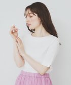 【インデックス/INDEX】の《7色展開/XS-LLサイズ》ボートネックリブトップス【UV/洗濯機洗い可】 人気、トレンドファッション・服の通販 founy(ファニー) ファッション Fashion レディースファッション WOMEN トップス・カットソー Tops/Tshirt アクセサリー Accessories エレガント 上品 Elegant シルケット Mercerization テレコ Tereko フィット Fit フェミニン Feminine ワイド Wide おすすめ Recommend 夏 Summer thumbnail オフホワイト|ID: prp329100004529393 ipo3291000000032355843
