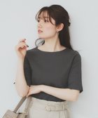 【インデックス/INDEX】の《7色展開/XS-LLサイズ》ボートネックリブトップス【UV/洗濯機洗い可】 人気、トレンドファッション・服の通販 founy(ファニー) ファッション Fashion レディースファッション WOMEN トップス・カットソー Tops/Tshirt アクセサリー Accessories エレガント 上品 Elegant シルケット Mercerization テレコ Tereko フィット Fit フェミニン Feminine ワイド Wide おすすめ Recommend 夏 Summer thumbnail チャコールグレー|ID: prp329100004529393 ipo3291000000032355845