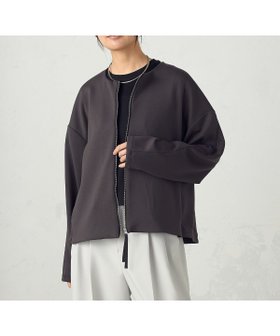 【コムサイズム/COMME CA ISM】のふわ軽 ニュアンス ジップブルゾン 人気、トレンドファッション・服の通販 founy(ファニー) ファッション Fashion レディースファッション WOMEN アウター Coat Outerwear ブルゾン Blouson/Jackets インナー Inner 春 Spring 秋 Autumn/Fall シンプル Simple タンブラー Tumbler バランス Balance ブルゾン Blouson ヘムライン Hemline ポケット Pocket ラウンド Round おすすめ Recommend 夏 Summer エレガント 上品 Elegant |ID:prp329100004529395