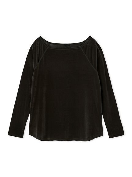 【ミラオーウェン/Mila Owen】の【セットアップ対応】フロッキーベロアボートネックトップス 人気、トレンドファッション・服の通販 founy(ファニー) 　ファッション　Fashion　レディースファッション　WOMEN　トップス・カットソー　Tops/Tshirt　ベロア　Velour　セットアップ　Setup　トップス　Tops　おすすめ　Recommend　シアー　Sheer　ショルダー　Shoulder　シンプル　Simple　スリーブ　Sleeve　セットアップ　Set Up　チュール　Tulle　ベロア　Velor　ロング　Long　ワンショル　One Shoulder　エレガント 上品　Elegant　人気　Popularity　今季　This Season　 other-1|ID: prp329100004529402 ipo3291000000032024773