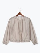 【テチチ/Te chichi】のノーカラーシアーブルゾン 人気、トレンドファッション・服の通販 founy(ファニー) ファッション Fashion レディースファッション Ladies' Fashion Online アウター Coat Outerwear ブルゾン Blouson/Jackets シアー Sheer シンプル Simple スマート Smart ハイネック High Neck バランス Balance ブルゾン Blouson thumbnail ベージュ|ID: prp329100004529404 ipo3291000000032610572