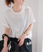 【スピック&スパン/Spick & Span】のファインコットンルーズTシャツ ホワイト|ID: prp329100004529405 ipo3291000000032604913