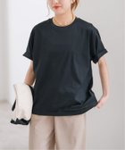 【スピック&スパン/Spick & Span】のファインコットンルーズTシャツ ブラック|ID: prp329100004529405 ipo3291000000032604916
