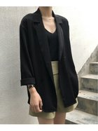 【ミニミニストア/miniministore】のスーツジャケット レディース ゆったり ブラック|ID: prp329100004529413 ipo3291000000032024813