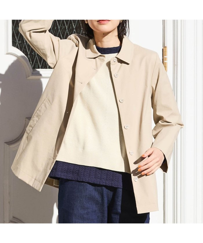 【デコイ/DECOY Since1981】の【防花粉】【はっ水】ステンカラーコート インテリア・キッズ・メンズ・レディースファッション・服の通販 founy(ファニー) https://founy.com/ ファッション Fashion レディースファッション WOMEN アウター Coat Outerwear コート Coats トレンド Trend フレア Flare |ID: prp329100004529415 ipo3291000000032024819