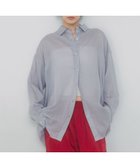 【ジーナシス/JEANASiS】のテンセルリネンシアーシャツ LS ブルー系その他|ID: prp329100004529416 ipo3291000000032024827